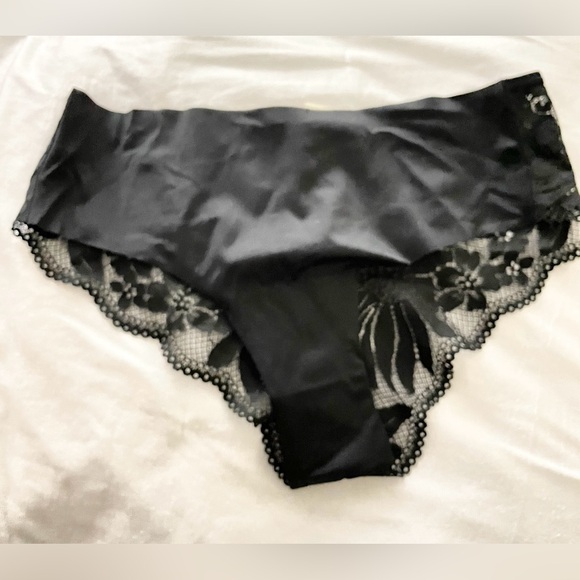 Sz S aerie no show cheeky underwear black NWT - Picture 2 of 4